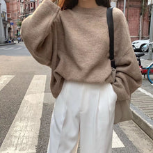 Load image into Gallery viewer, Autumn Winter Women Sweater Knitted Pullovers Loose Casual Sweaters Female Jumper Cashmere