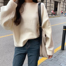 Load image into Gallery viewer, Autumn Winter Women Sweater Knitted Pullovers Loose Casual Sweaters Female Jumper Cashmere