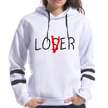 Load image into Gallery viewer, 2020 Letter Loser Lover  Print Female Sweatshirt Hooded Long Sleeve Harajuku Korean style Hoodies Women funny Tops