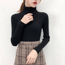 Load image into Gallery viewer, 2019 autumn winter Women Knitted Turtleneck Sweater Casual Soft polo-neck Jumper Fashion Slim Femme Elasticity Pullovers