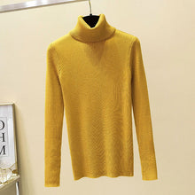 Load image into Gallery viewer, 2019 autumn winter Women Knitted Turtleneck Sweater Casual Soft polo-neck Jumper Fashion Slim Femme Elasticity Pullovers