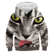 Load image into Gallery viewer, 2019 Autumn Winter Boys Girls Fashion 3D Hoodies Lovely Cat Panda Galaxy Space Print Children Hooded Sweatshirts Kids Pullovers