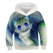 Load image into Gallery viewer, 2019 Autumn Winter Boys Girls Fashion 3D Hoodies Lovely Cat Panda Galaxy Space Print Children Hooded Sweatshirts Kids Pullovers